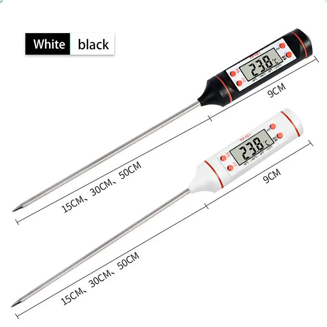 Tp-101 Digital Meat Thermometer Cooking Food Kitchen Bbq Probe Water Milk Oil Liquid Oven Thermometer Digital