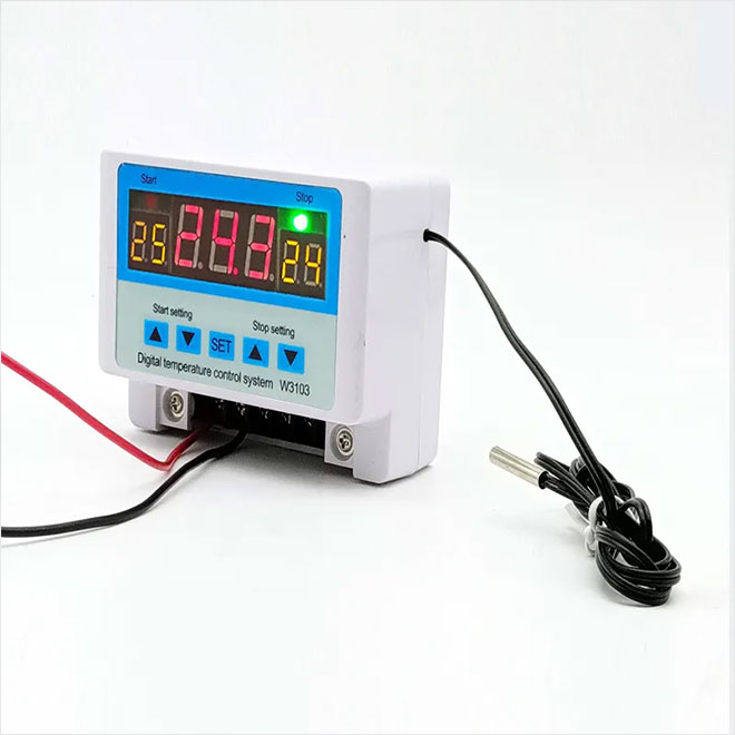 12v 24v Ac 220v 30a Digital Thermostat High Power Wall Mounted Temperature Controller ZFX-w3103