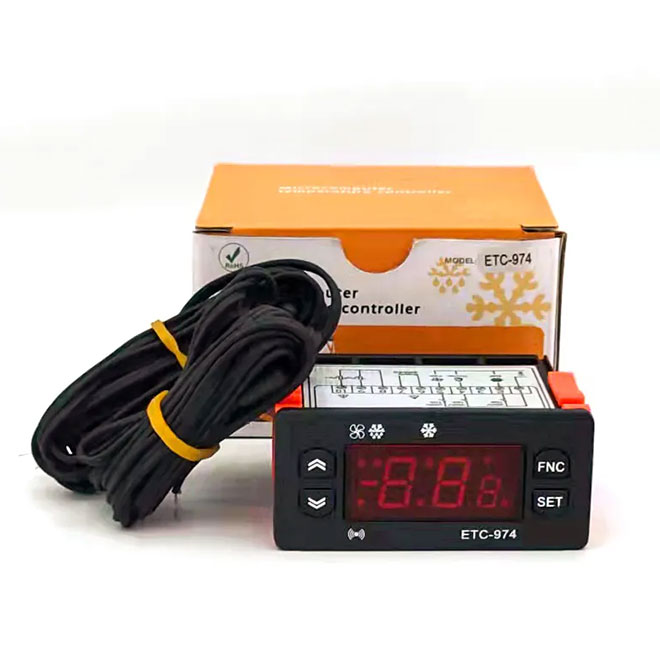 Digital delta temperature controller ETC-974 Fridge freezer digital thermostat temperature 110V 230V