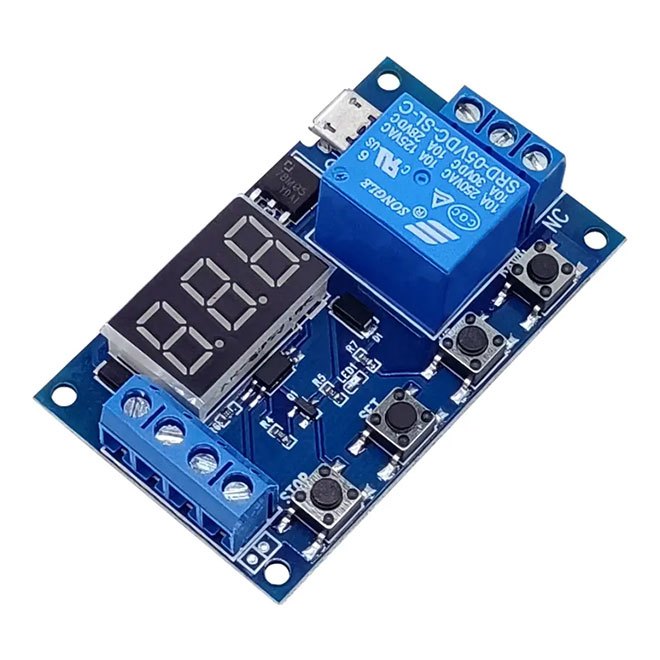 One-way relay module Delay power off Disconnect Trigger delay Cycle timing circuit switch