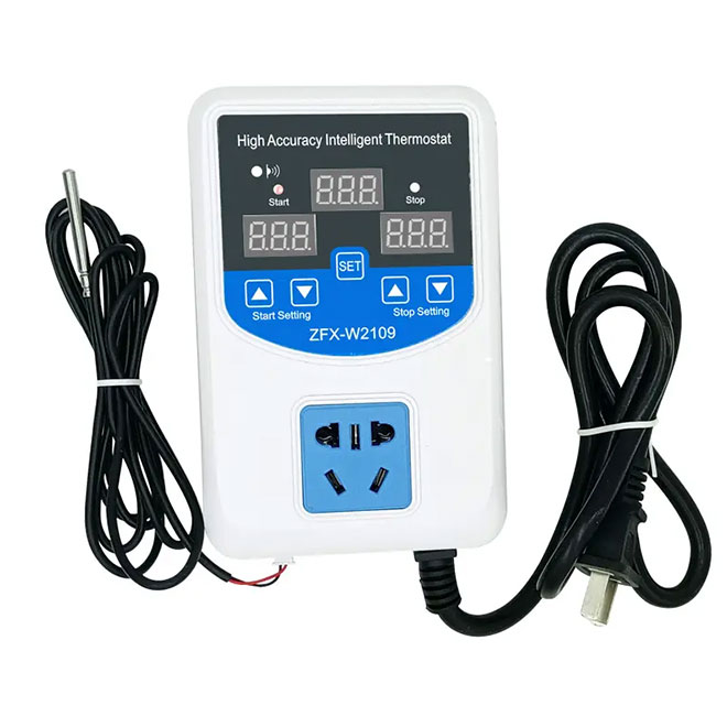 W2109 temperature control socket breeding environment time temperature controller digital display intelligent thermostat socket 2 buyers