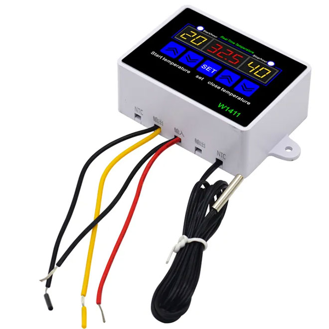 Factory Cheap Price ZFX-W1411 Controller Digital Display Sensor Temperature Range -55-120 Thermostat