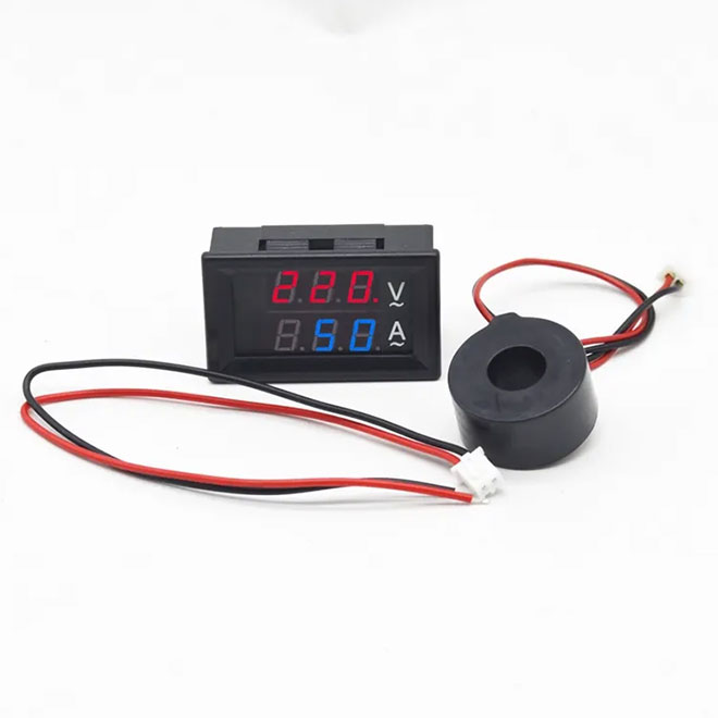 New Design High Quality10A 50A 100A LED Digital Ac Voltmeter Ammeter